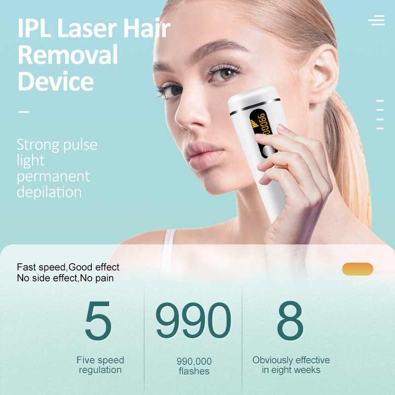 IPL Laser Permanent Hair Removal Home Handle Mini Portable Electric Epilator Hair Remover For Face and Body
