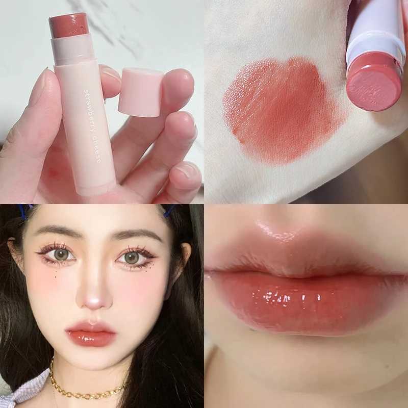 Jelly Colored lipstick Moisturizing Transparent Lip Base lipstick Anti drying Moisturizing Lip Care Lip Gloss Coloring CosmeticsW241223