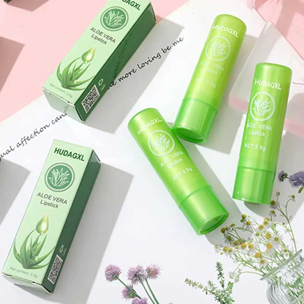 1 piece of moisturizing lipstick Long lasting natural aloe long lipstick Anti emotional aging lipstick moisturizing Las F4i8W241223