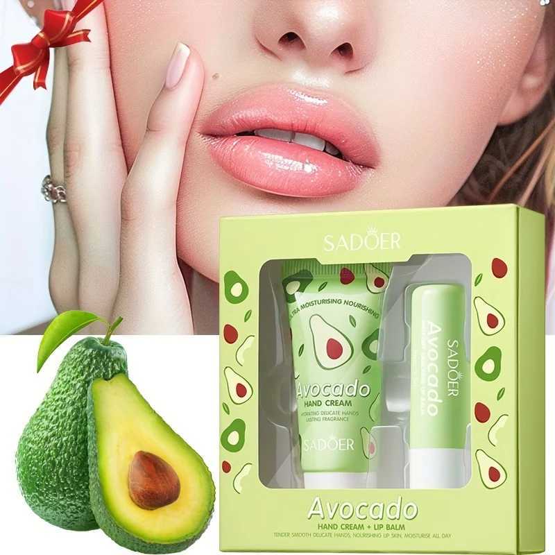 Lip Balm Hand Cream Kit Lotion gift setsMoisturizing Nourishing skin care Improving Dry Skin Lip balm Makeup CosmeticsXJ241223