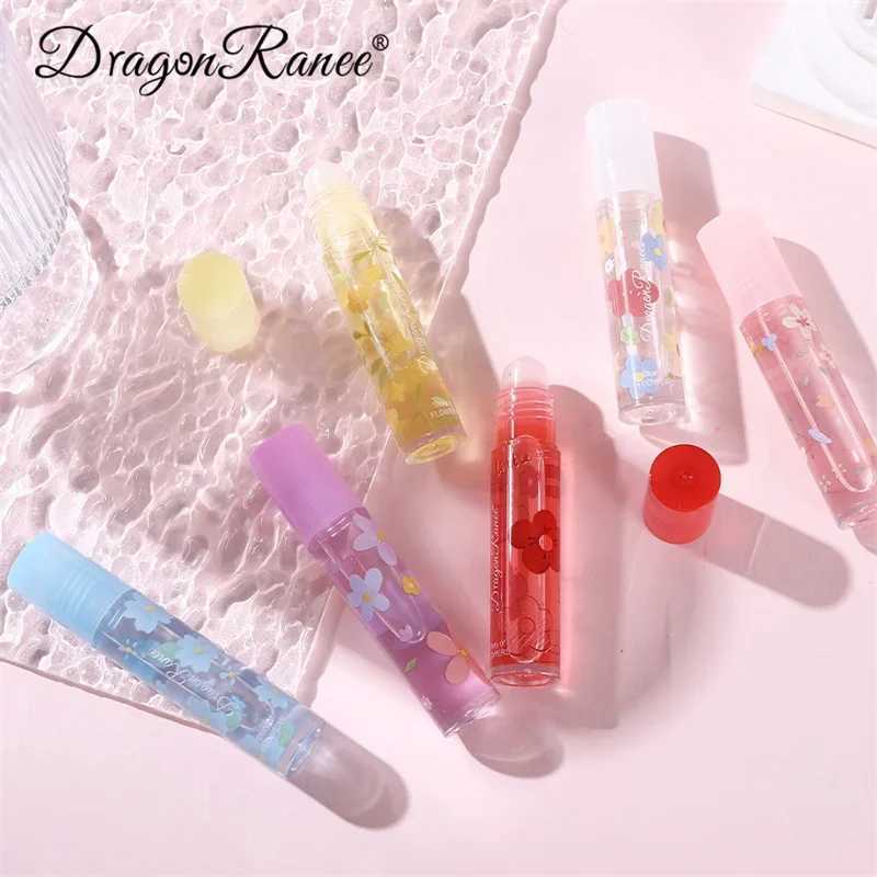 Transparent Jelly Lip Gloss Clear Petal Lip Balm Moisturizing Hydrating Colorless Crystal Lip Oil Anti Cracked Woman Lips CareXJ241223