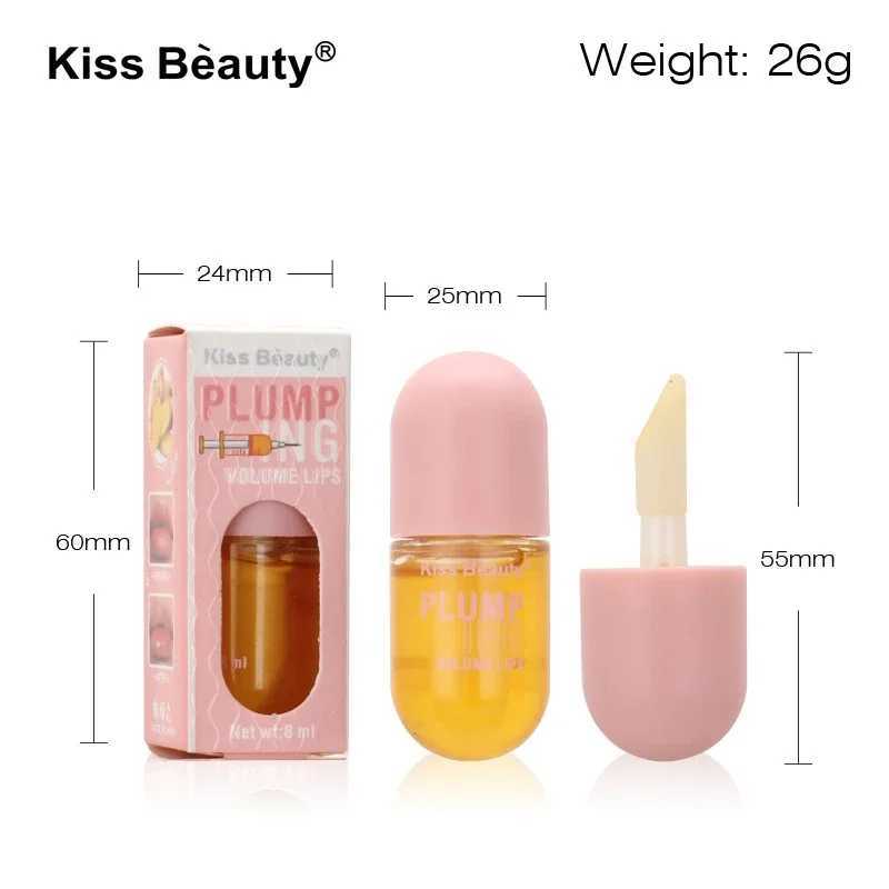 Sexy and durable lipstick oil Womens instant lipstick sleep facial mask lipstick collagen lipstick volume increase oil gloss cosmeticsW241223