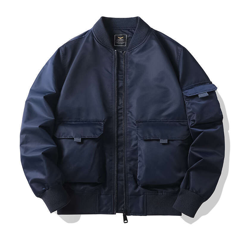 Men's Wear Casual Jacket Men's Outerwear Workwear Autumn And Winter Tough Guy Live Broadcast Air Force Ma1 Pilot Men's Flight Jacket