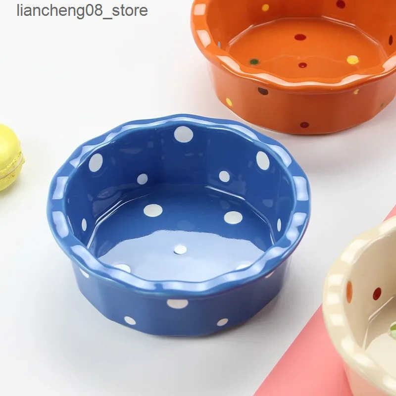 Dog Bowls Dishes Ceramic Pet Feeder Pet Feeding Station Stable Cat Bowl for Small Medium Pets L240910