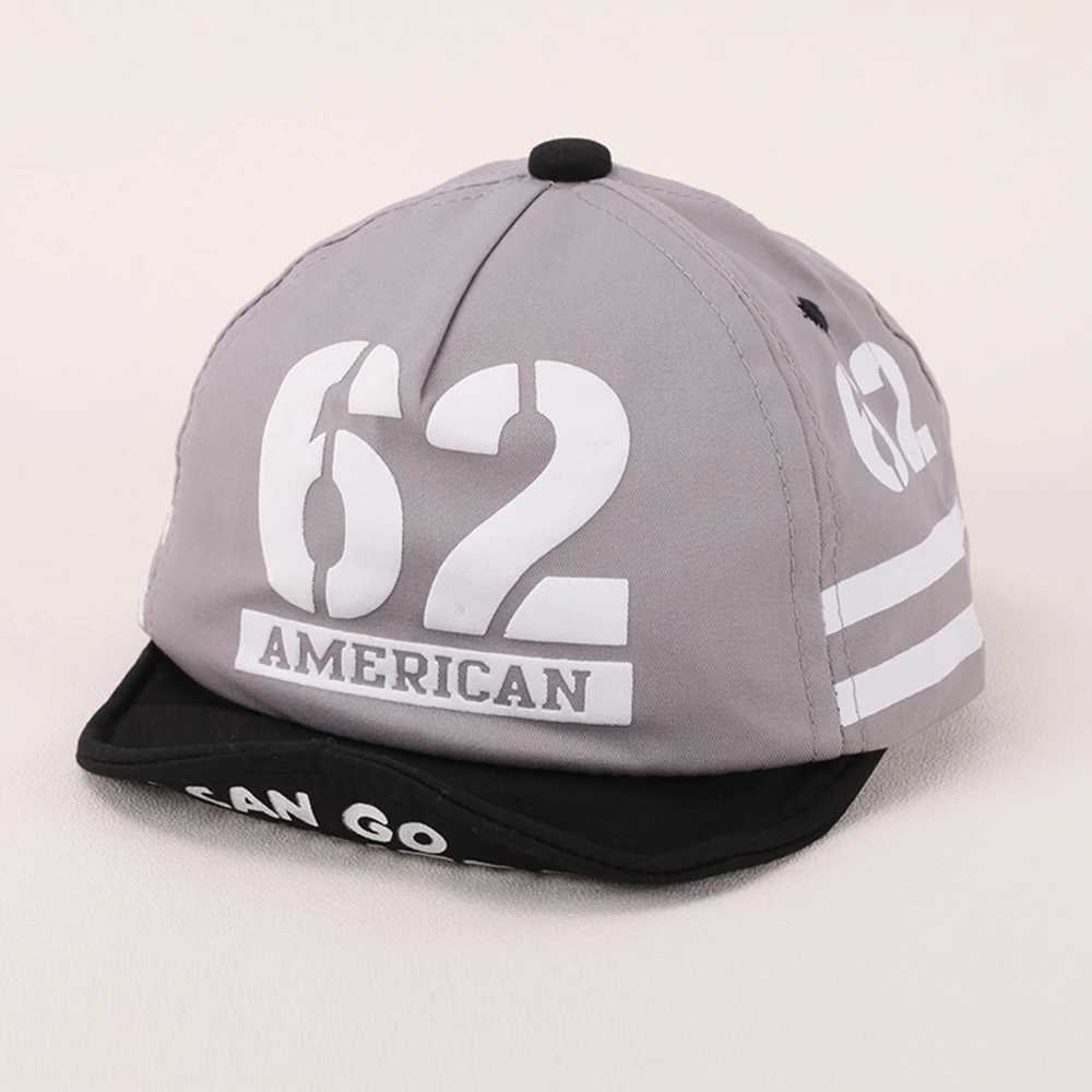 Caps Hats Peaked Cap for Kids Summer Baby Boy Hats 5-24 Month Embroidery 62 Number Baseball Cap Girls Cotton Sun Hat H241223