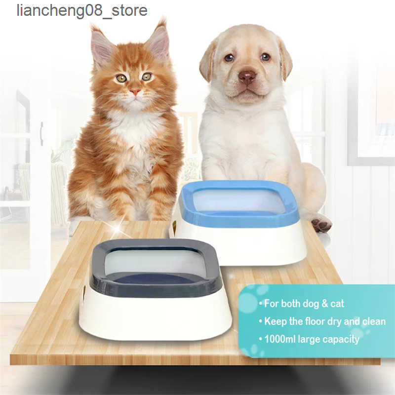 Dog Bowls Dishes Dog Drinking Water Non-Wetting Mouth Cat Without Spill Drinking Water Plastic Anti-Over Dog L240910