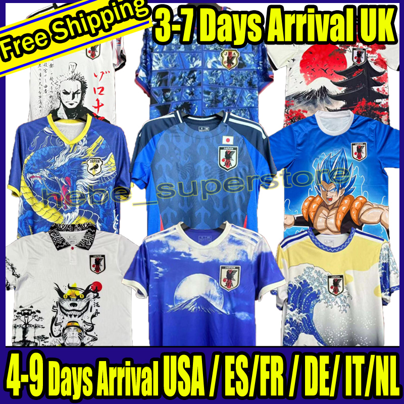 JApan classic Cartoon soccer jerseys Tracksuit MINAMINO TOMIYASU TSUBASA Mitoma maillot japon futbol camiseta KY Ito SHIBASAKI KUBO KAMADA GOKU football Shirt