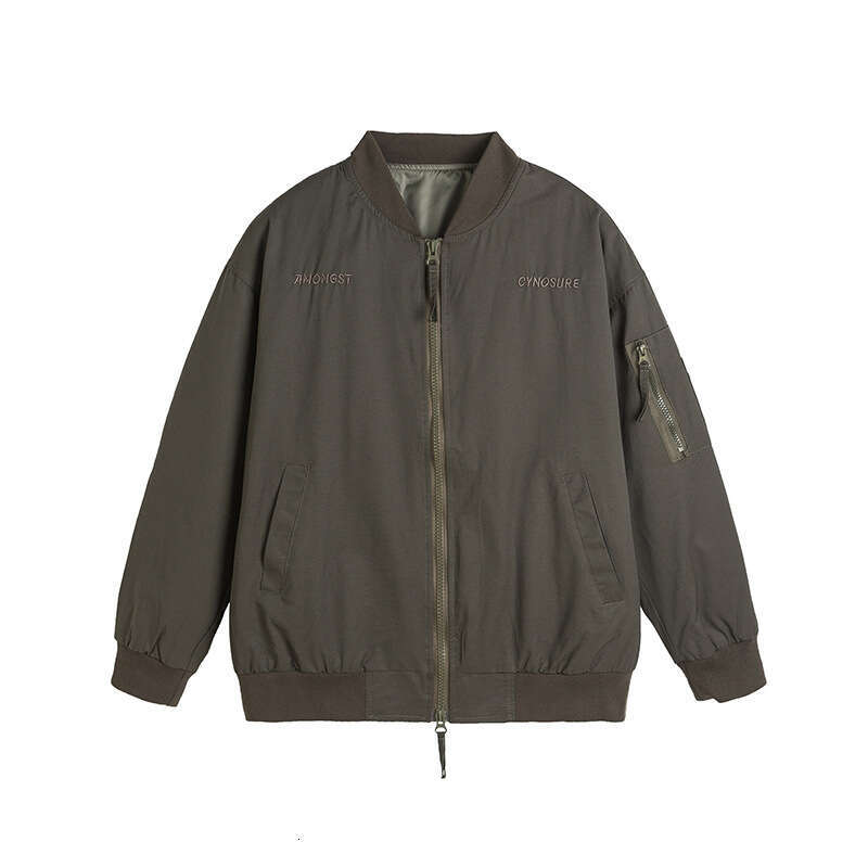 American Trendy Brand Spring Autumn Baseball Rascal Handsome Coat Men's and Women's Flight Jacket