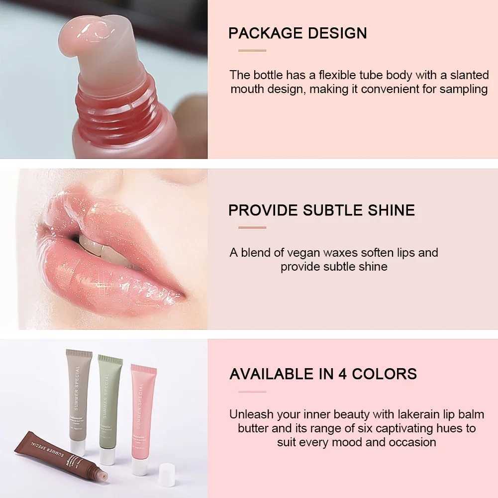 Crystal lipstick moisturizing lipstick oil jelly lipstick liquid lipstick brown sugar cherry pink lipstickW241223