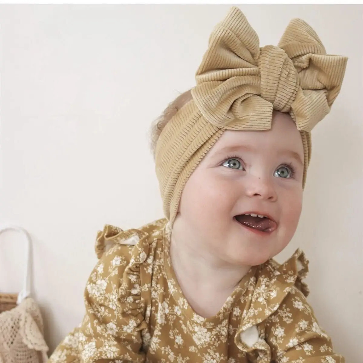 28pc/lot Big Double Layer Baby Headband Velvet Headwraps Kids Velvet Turban Ribbed Headbands Girls headbands Hair Accessories 241223