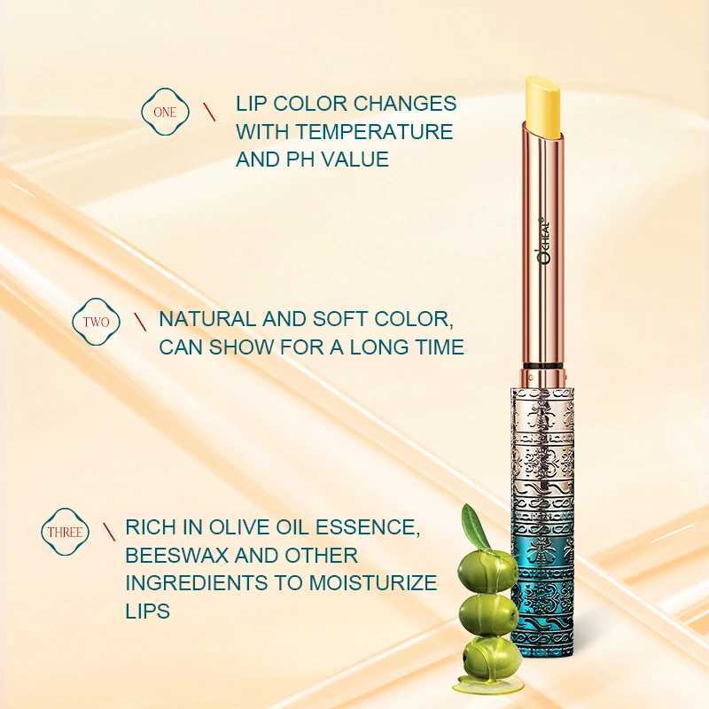 OCHEAL Moisturizing Lip Balm Long Lasting Nutritious Lipstick Temperature Change Care Magical Hydrating Lips Gloss MaskXJ241223