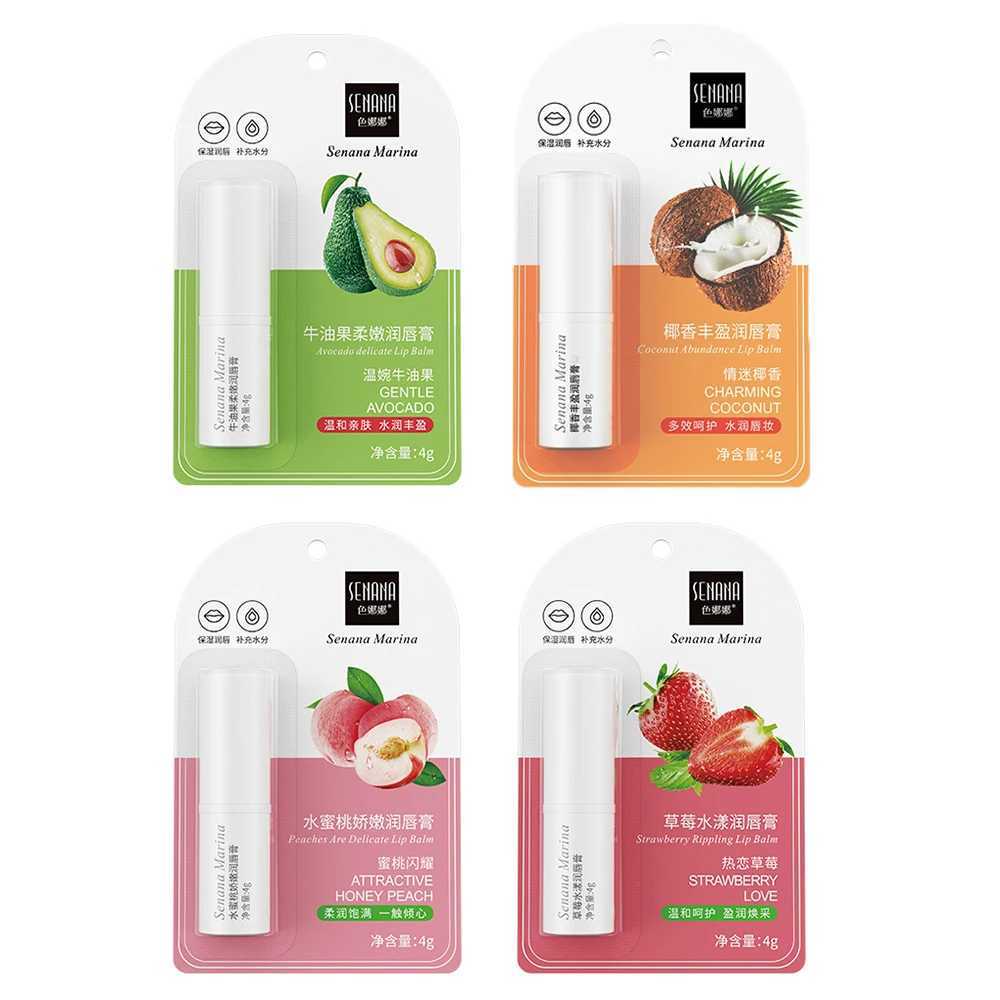 Strawberry/Peach Lip Balm Temperature Changing Color Moisturizer Balm Lipstick Long-Lasting Nourishment Natural Lips Care TSLM2XJ241223