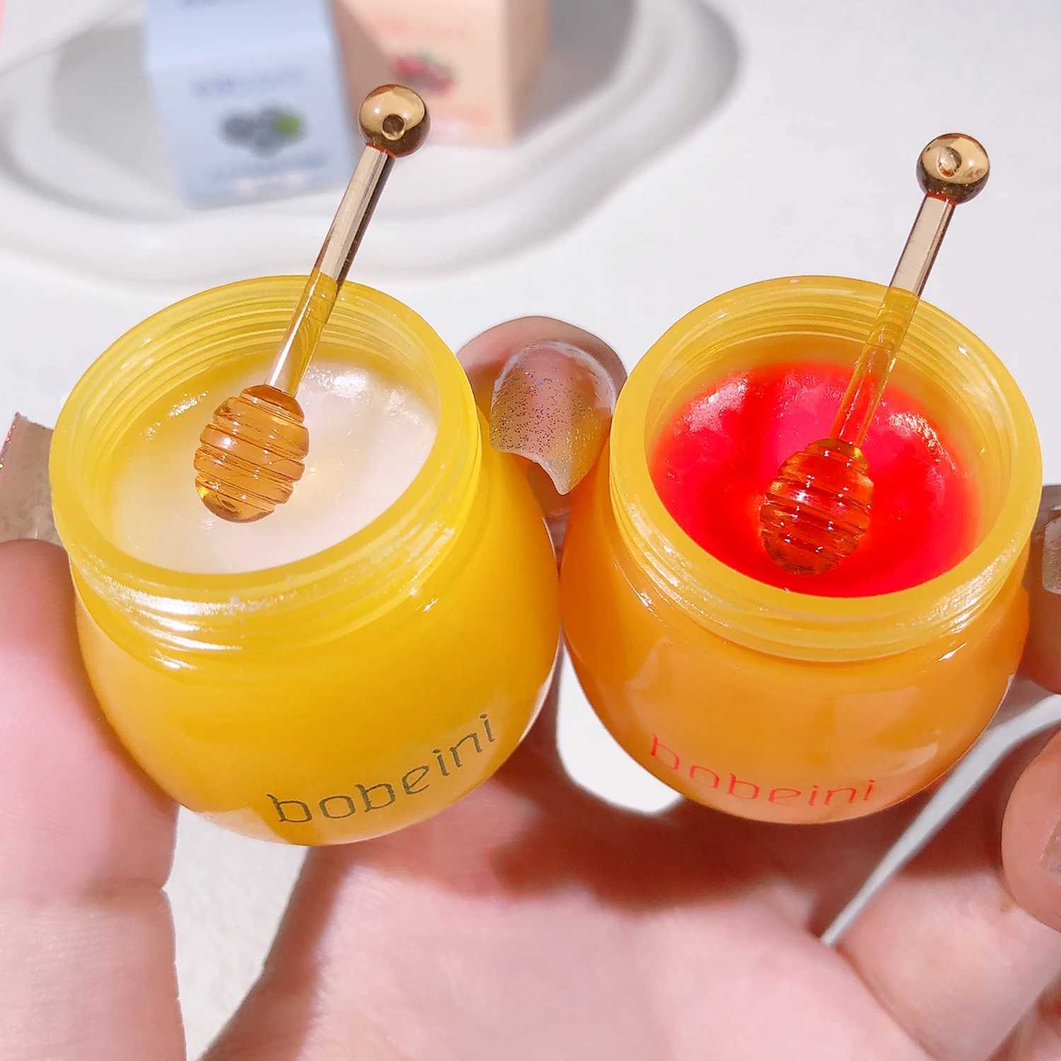 Small Honeypot Lip Mask Moisturizing Lip Balm Hydrates Prevents Dryness Cracking Peeling and Fading Lip WrinkleXJ241223