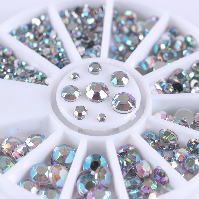 Mixed Color Nail Rhinestones Stones AB Color Rhinestone Irregular Beads Nail Gems For Nails Art Decorations Crystals Accessories 241223