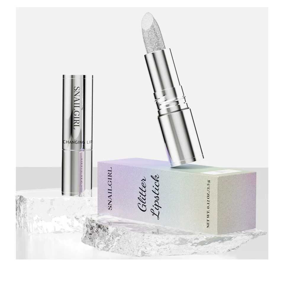Shiny Color Changing Glitter Lipstick Waterproof Long Lasting Moisturizing Matte lip Balm lip gloss Sexy Lips MakeupXJ241223