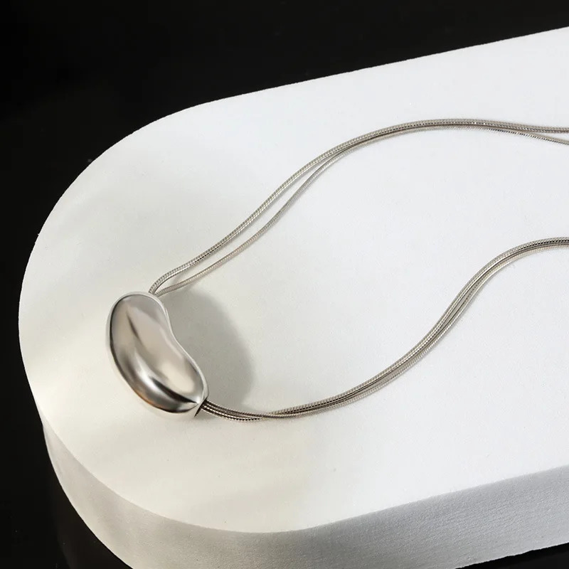 925 sterling silver necklace Korean version niche fashion item trendy matching accessories 241220