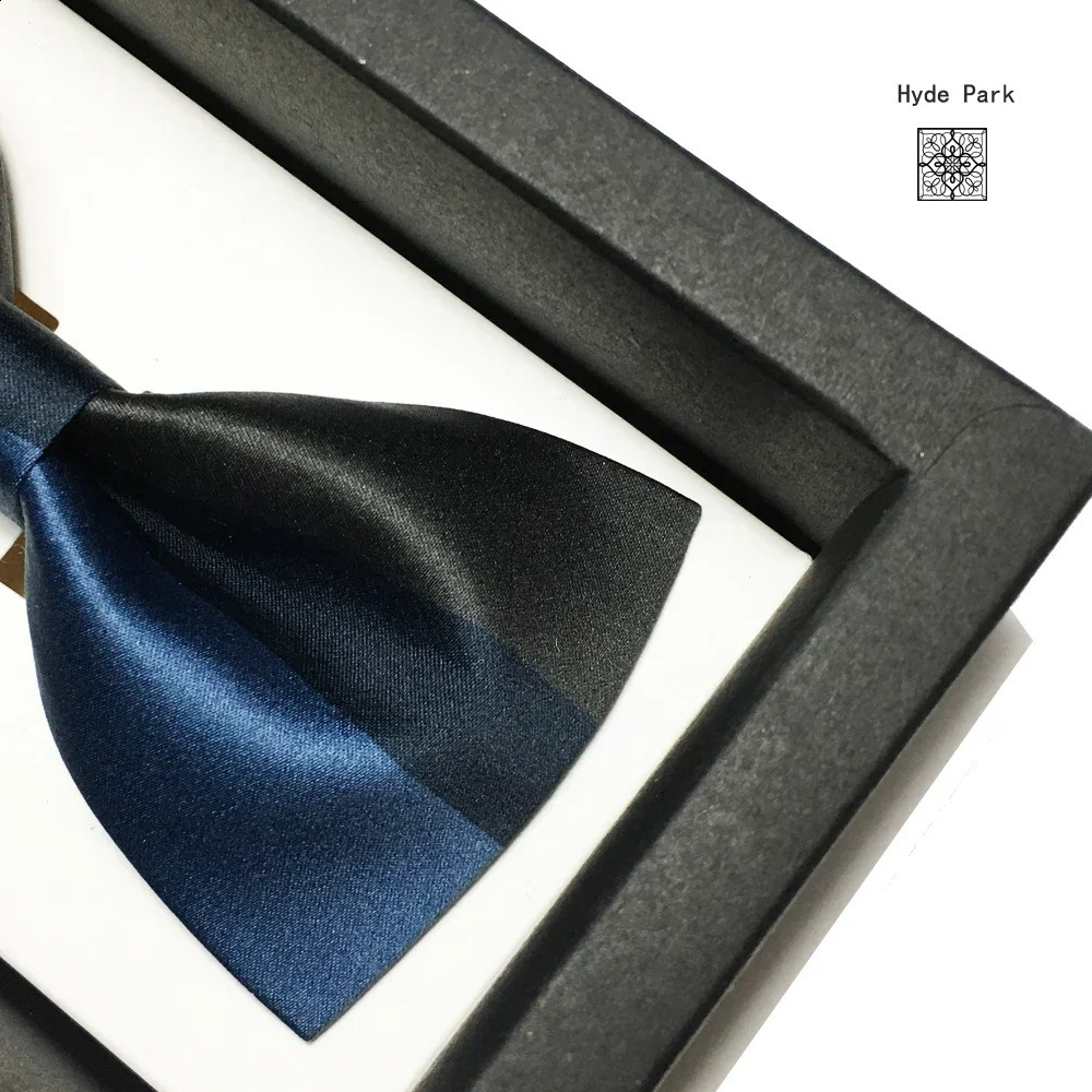 Handmade Wedding Groom Mens High Quality Deep Blue Brown Tie High Quality Business Office Tie 241220
