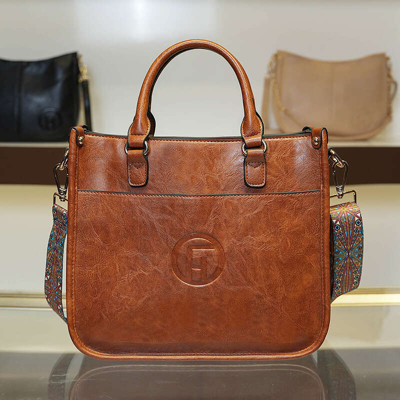 European And American Retro Women's New Shoulder Large Capacity Fashionable Crossbody High-End Bag For Women