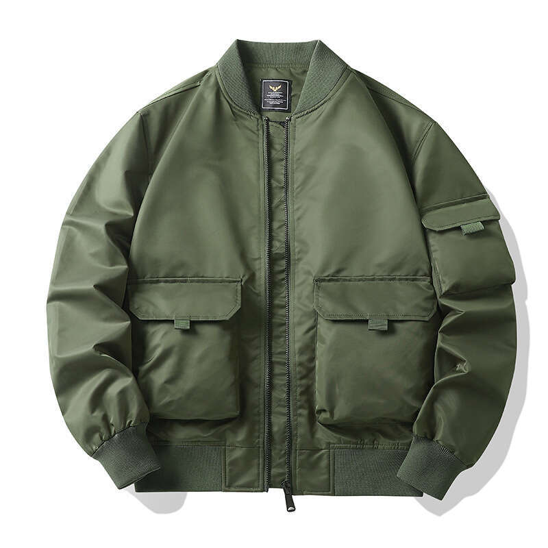 Men's Wear Casual Jacket Men's Outerwear Workwear Autumn And Winter Tough Guy Live Broadcast Air Force Ma1 Pilot Men's Flight Jacket