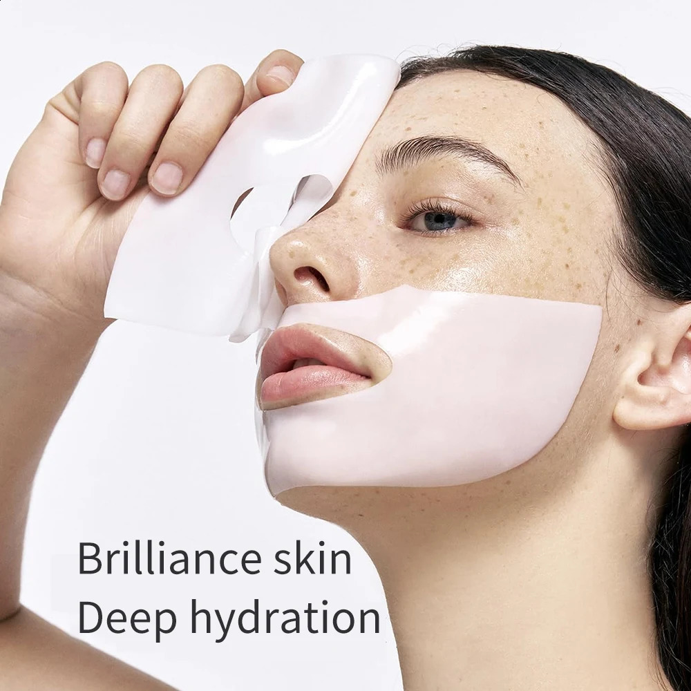 4 pieces of collagen sleeping mask hydrating moisturizing and translucent thinning smooth and tender skin 241223
