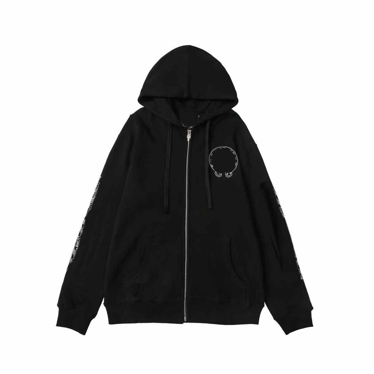 Desinger Mens Hoodies Hoodies Fashion ZIPPER Arm Flower Print Cardigan Men Hoodies Big And Tall Men Sweatshirt Autumn Hip Hop Streetwear hoodie XS-5XL