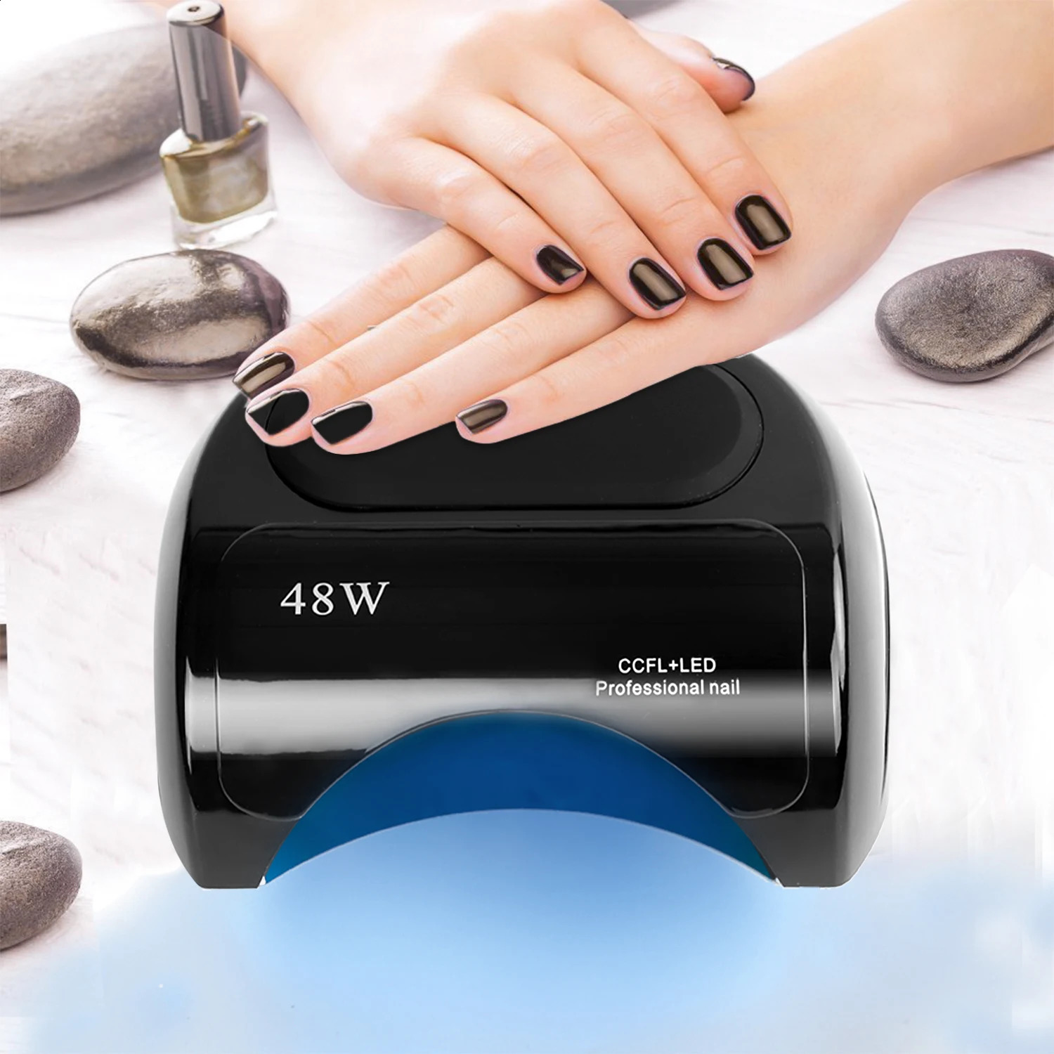 Biutee Professional 48 W CCFL LED UV Lamp Nail Dryer For Nail Gel Polish Curing Nails Lamp Dryers Art Manicure Automatic sensor 241223