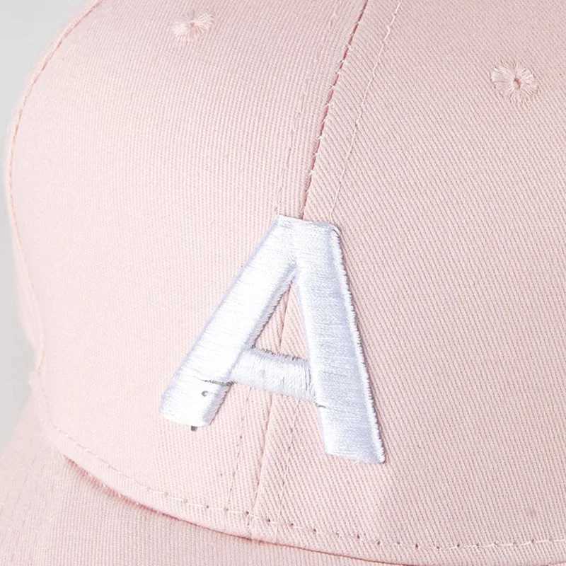 Caps Hats Summer Embroidered Letter Childrens Baseball Hat Solid Color Baby Girl Boy Sun Sunshade Hat Childrens Adjustable Snap Hip Hop Hat H241223