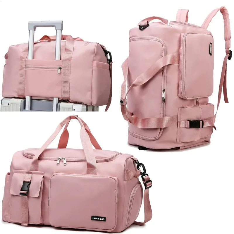 Sports and fitness bag travel dry and wet handbag womens swimming shoulder cross body fitness outdoor travel bag weekend backpack 241220