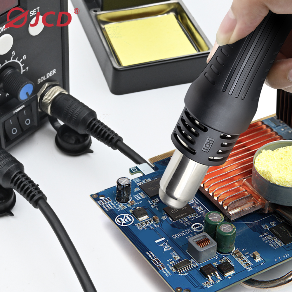 JCD 8586-BPrecision digital temperature controlled soldering station suitable for electronic repair and DIY, fast heating, precise temperature control