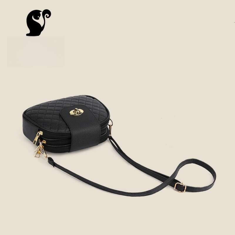 New Trendy Small Square Dia Grid Versatile Crossbody Bag, Summer Fresh Single Shoulder Bag