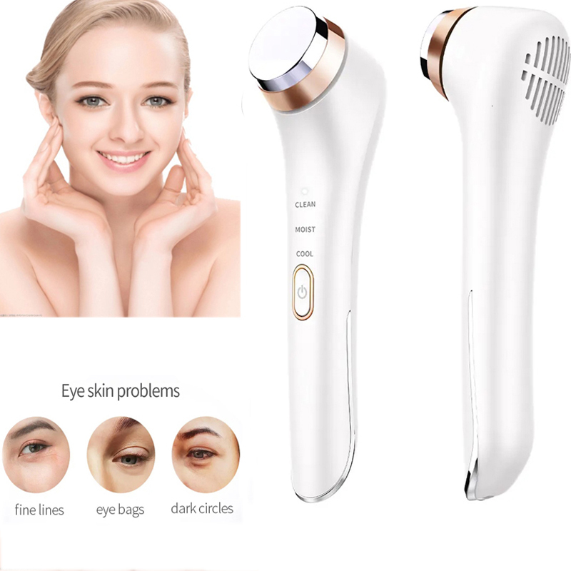 Cold Hot Wand Massager Anti-Aging Facial Massage Anti Eye Wrinkle Face Lifting Hine Skin Care Beauty Device