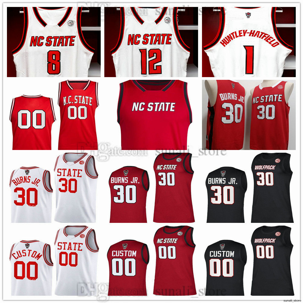 2025 NC State College Wolfpack Basketball Jerseys 10 Marcus Hill 3 Dontrez Styles 8 Jayden Taylor 5 Trey Parker 7 Heard 6 Mike James 0 Terquavion Smith 4 Breon Pass