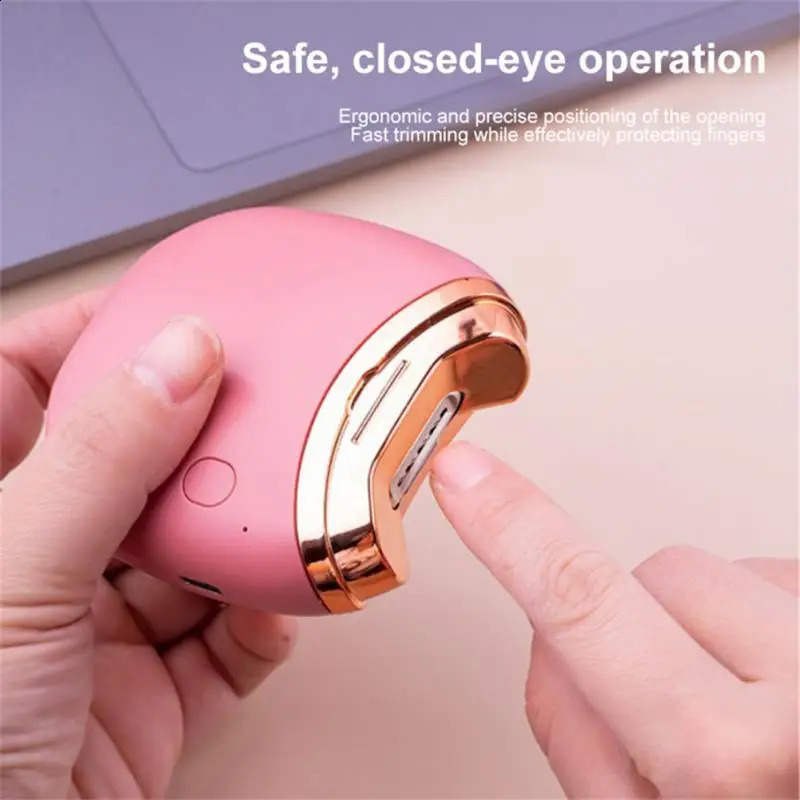 Electric Nail Clipper Automatic Nail Clipper Trimmer Cutter Nail Scissors Anti-Splash Nail machine Manicure machine Nails drill 241223