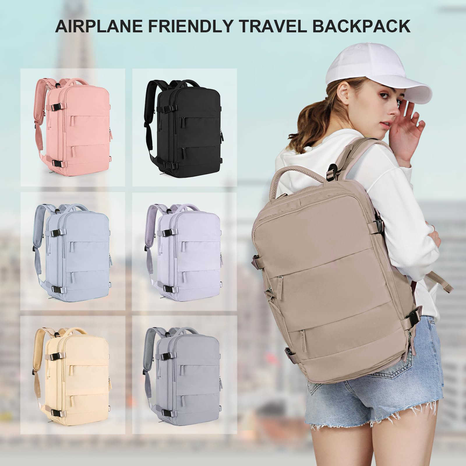 Fashionable Women s Backpack with High End Feel Large Capacity Leisure Backpacks Short Distance Business Travel Bag Mommy Bag 241223
