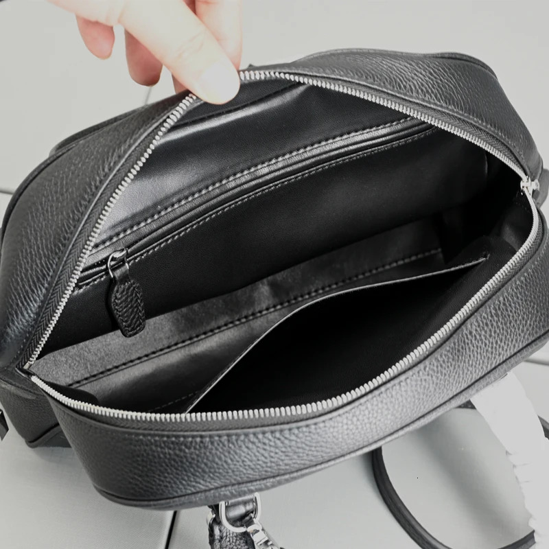 Genuine Handbag 26Cm/22Cm Top Layer Leather New Woman Shoulder Crossbody Bag Commute Versatile Soft