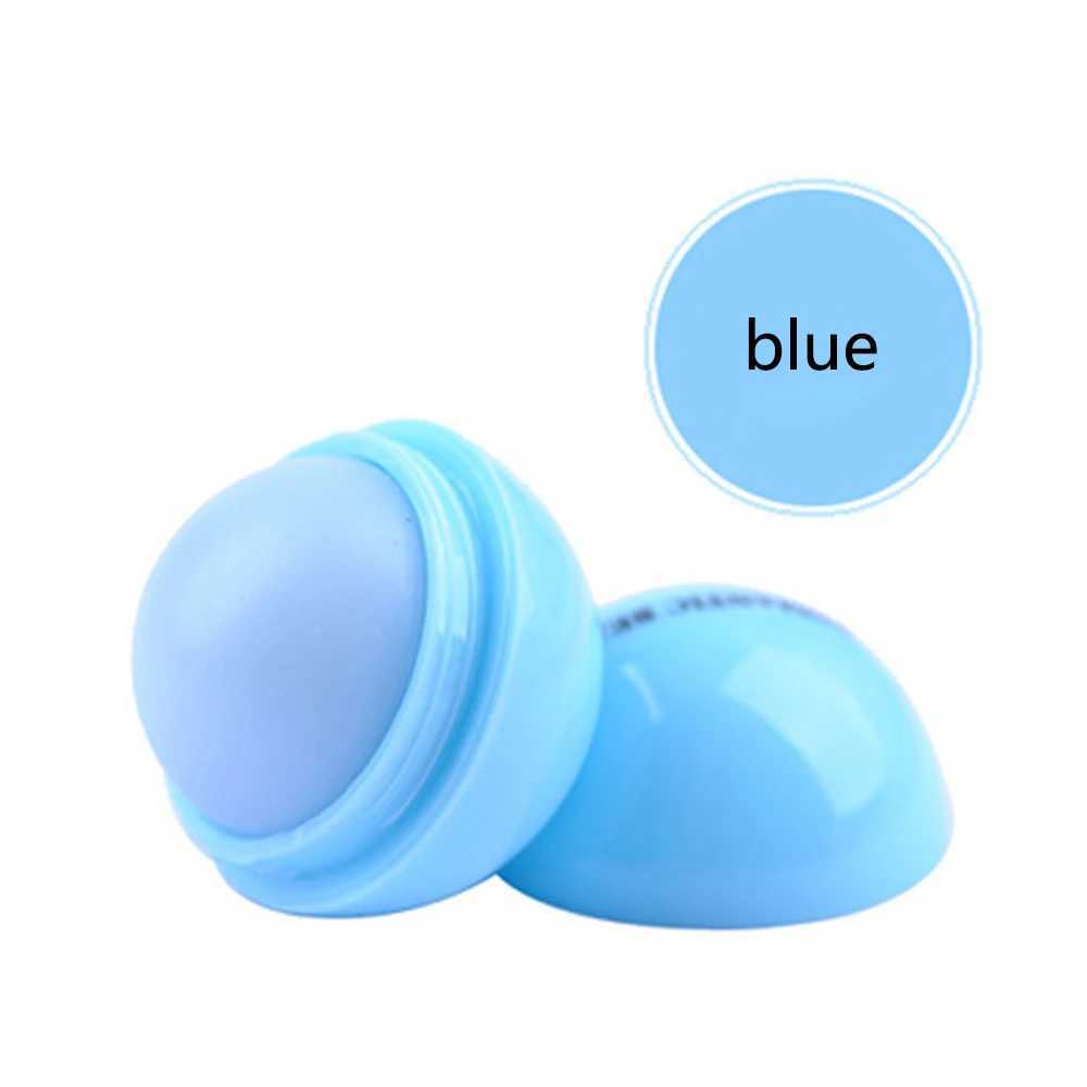 New fashionable round ball natural organic embossed lipstick lip care 6-color fruit flavorW241223