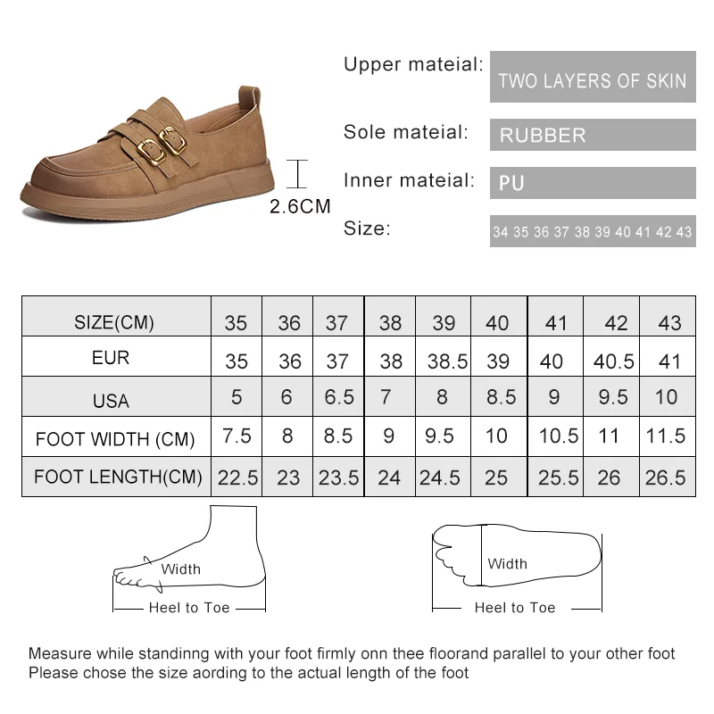 AIYUQI Loafers Female Genuine Leather Ladies Spring Shoes Retro British Style Women's Shoes
