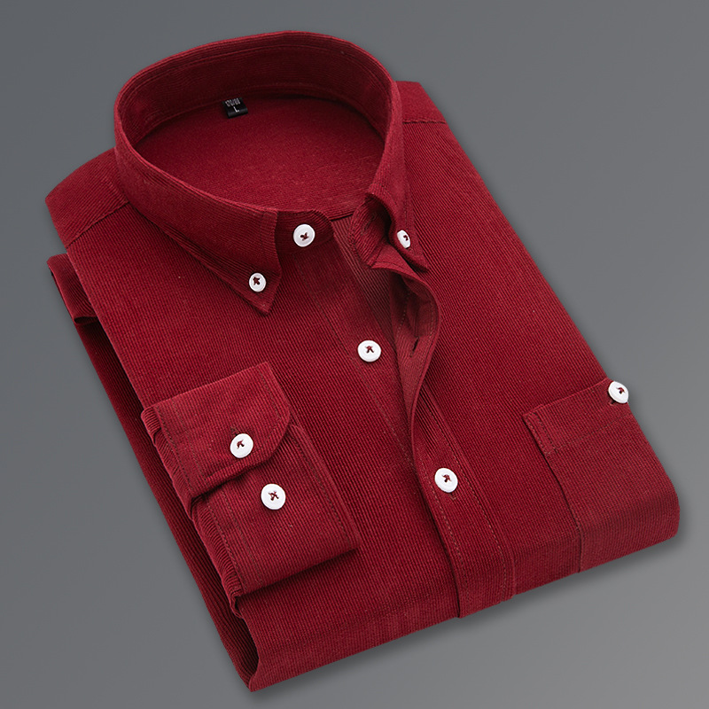 M12224 Men's long sleeve trendy shirts and versatile jackets