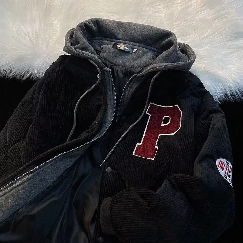 American winter high street men and women trendy personalized two-piece couple loose retro hip-hop casual top y2k 241223