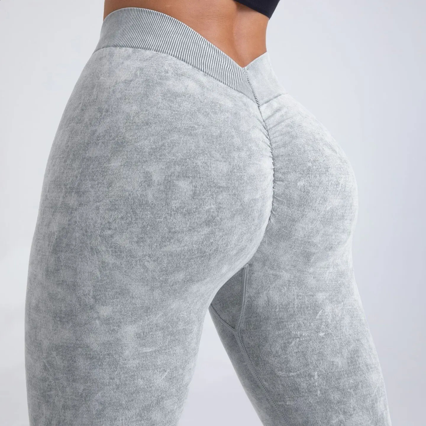 Women V Back Leggings Butt Lifting Gym Fitness Athletic Workout Leggins Outdoor Yoga Pants Sports Soft Tights Nylon 241217
