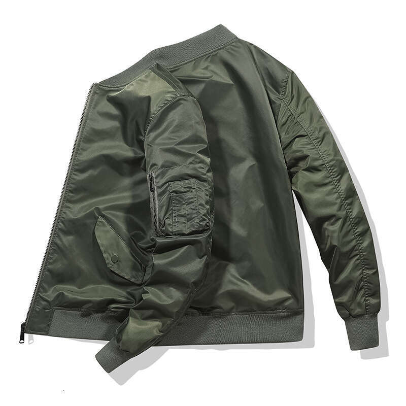 Live broadcast of flight jackets added cotton/thinSpring and Autumn season MA1 pilot baseball jackets, large size