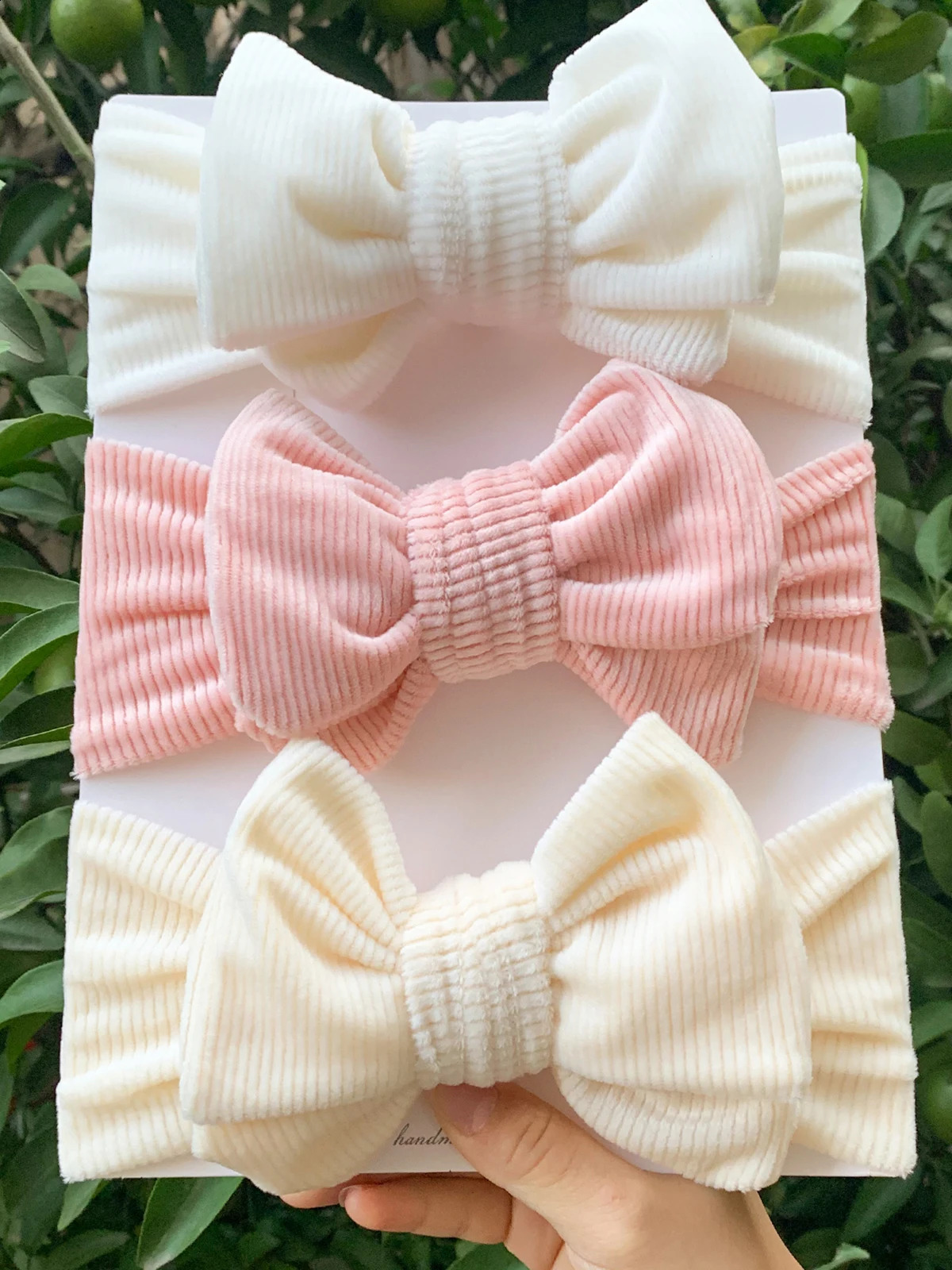 28pc/lot Big Double Layer Baby Headband Velvet Headwraps Kids Velvet Turban Ribbed Headbands Girls headbands Hair Accessories 241223