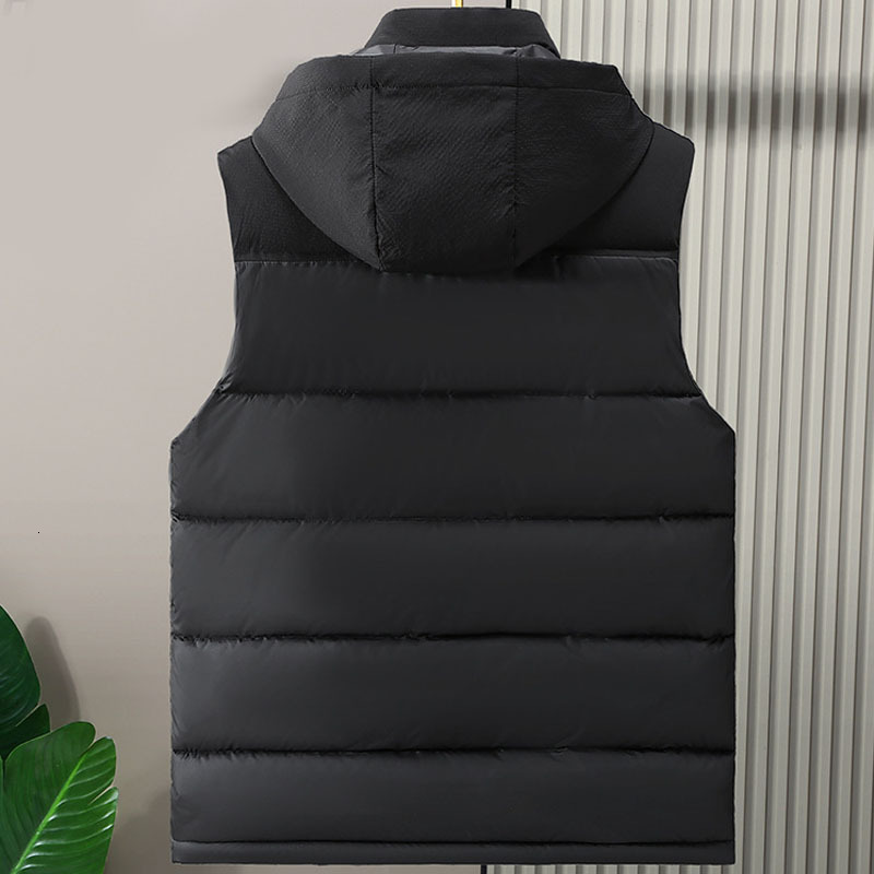 Autumn Winter Designer Jacket Large Tank Top Loose Sleeveless Warm Jacket 8XL