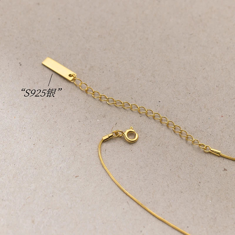 WOOZU 925 Sterling Silver Necklace for Girl Fashion Small Beads Elegant and lovely Necklace Gift for Friend 241220