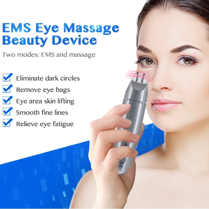 2025 New 2 In 1 EMS Face Vibration Massager Portable Electric Dark Circle Removal Anti-Ageing Eye Wrinkle Beauty Care Tool