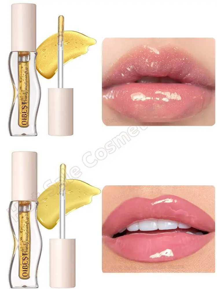 Honey lipstick Moisturizing Liquid Repairs Dry Cracks on Lips Peel off lipstick Color lipstick Lasting Nourishing Lip CareW241223