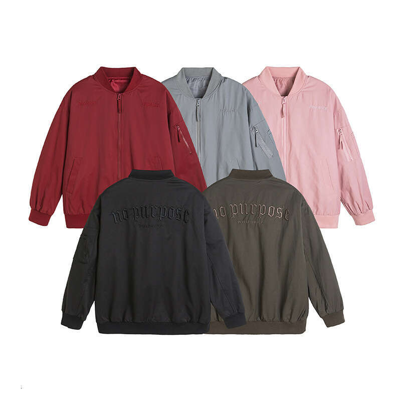 American Trendy Brand Spring Autumn Baseball Rascal Handsome Coat Men's and Women's Flight Jacket