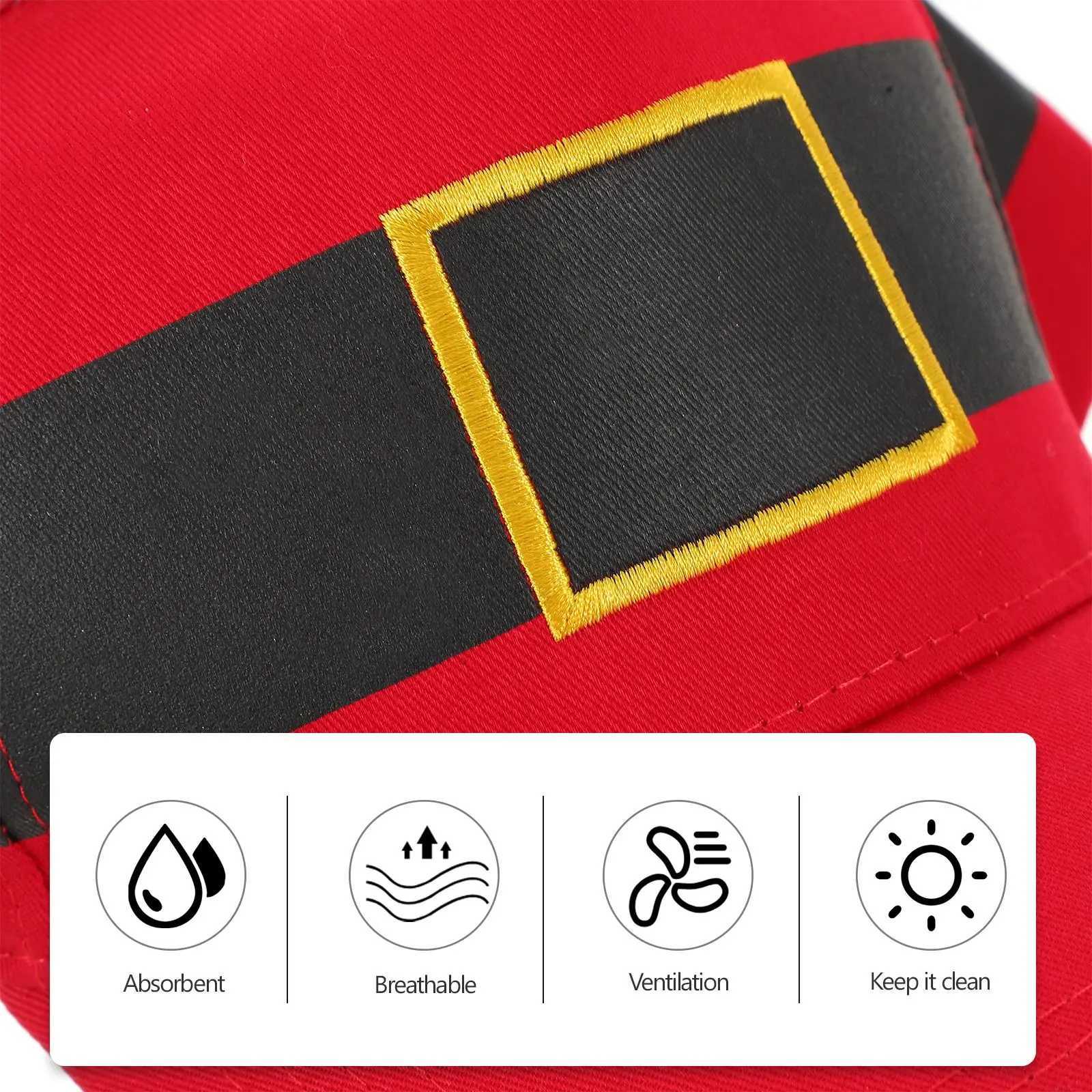 Caps Hats Christmas baseball cap with adjustable short plush suitable for adult and childrens clothing accessories New Year party decoration H241223