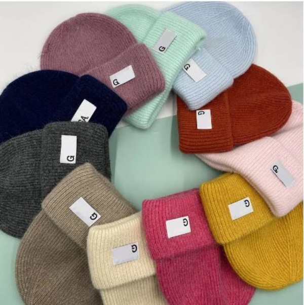 new style Designer men women winter spring outing warm beanies Rabbit knitted hat craft cap fashion classic bonnet girl boy woman hats