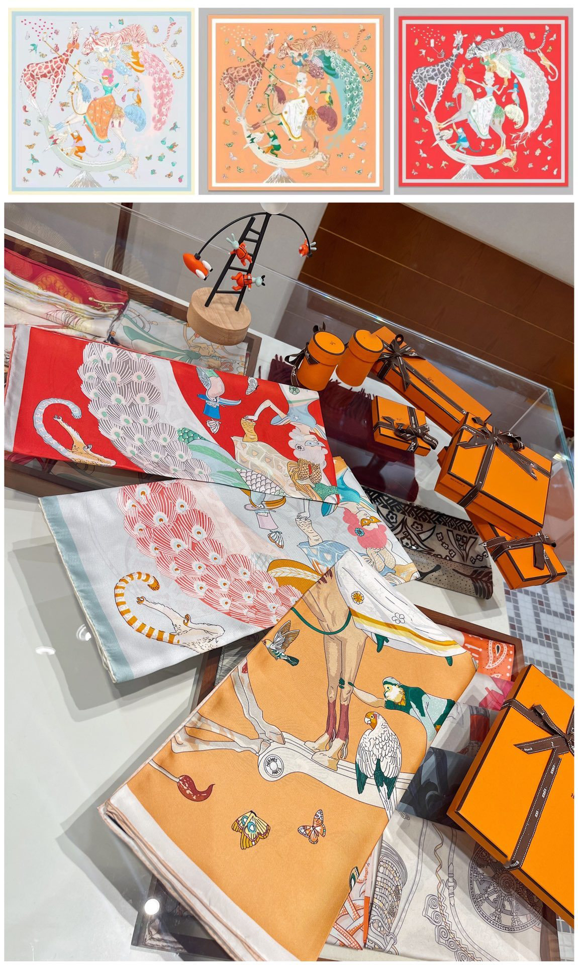 90*90cm designer silk scarf H luxury twill square hand-rolled edge 18mm female spring/summer headscarf cape Autumn/winter new collection silk scarf three colors